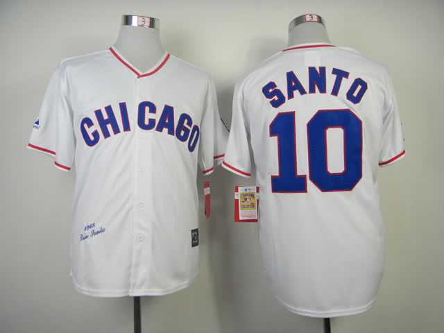 Chicago Cubs #10 Ronald Santo White Majestic 1968 Mitchell And Ness Throwback Stitched MLB Jersey Sanguo,We sell and wholesale Chicago Cubs #10 Ronald Santo White Majestic 1968 Mitchell And Ness Throwback Stitched MLB Jersey Sanguo on line form chian!